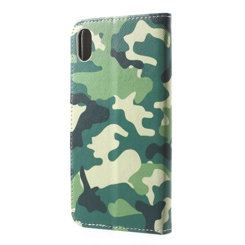 iPhone XR Militair Camouflage Hoesje