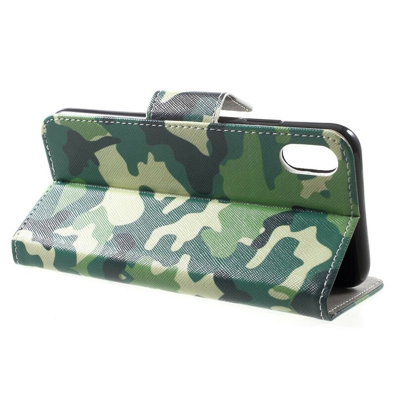 iPhone XR Militair Camouflage Hoesje