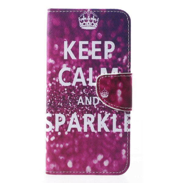 iPhone XR Case Keep Calm and Sparkle