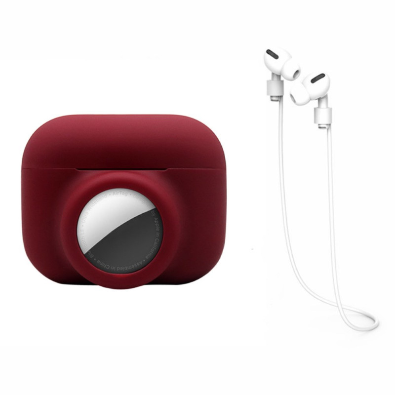 2-in-1 hoesje voor AirPods Pro en AirTag Silicone