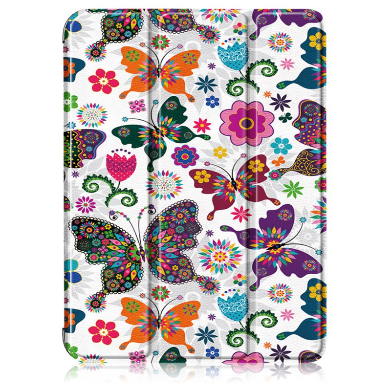 Smart Case iPad Mini 7 (2024) / Mini 6 (2021) Vintage Vlinders en Bloemen