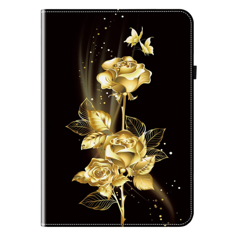 Hoesje iPad Mini (2024) / Mini (2021) Gouden Rozen