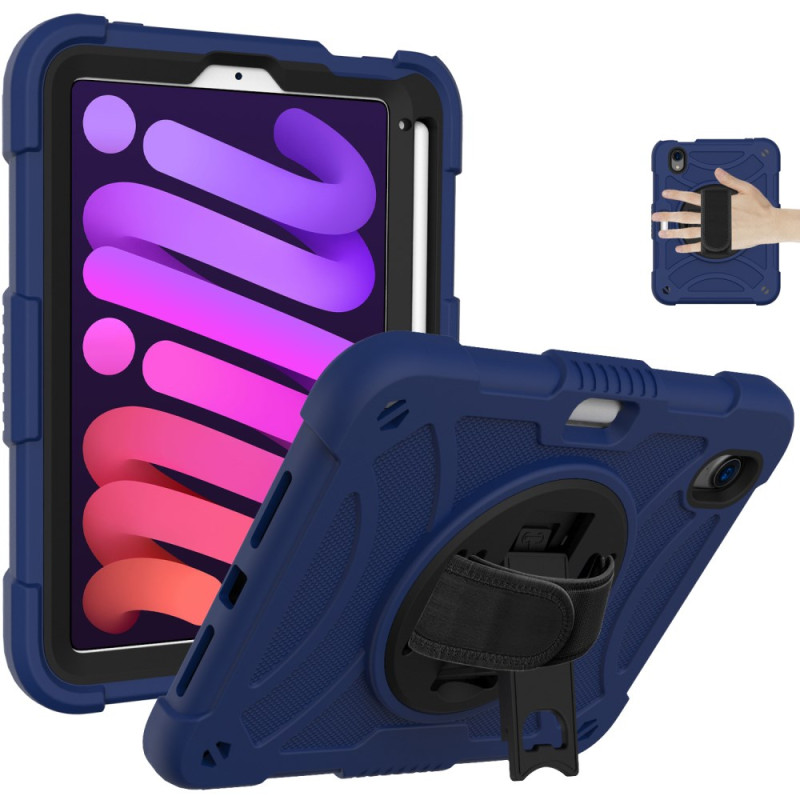 iPad Mini 7 (2024) / Mini 6 (2021) hoesje met draaibare standaard en potloodhouder