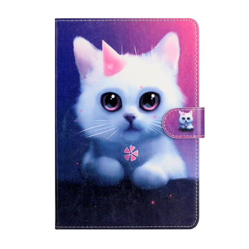 iPad Mini 5 (2019)/4/3/2/1 hoesje Kitten Wit