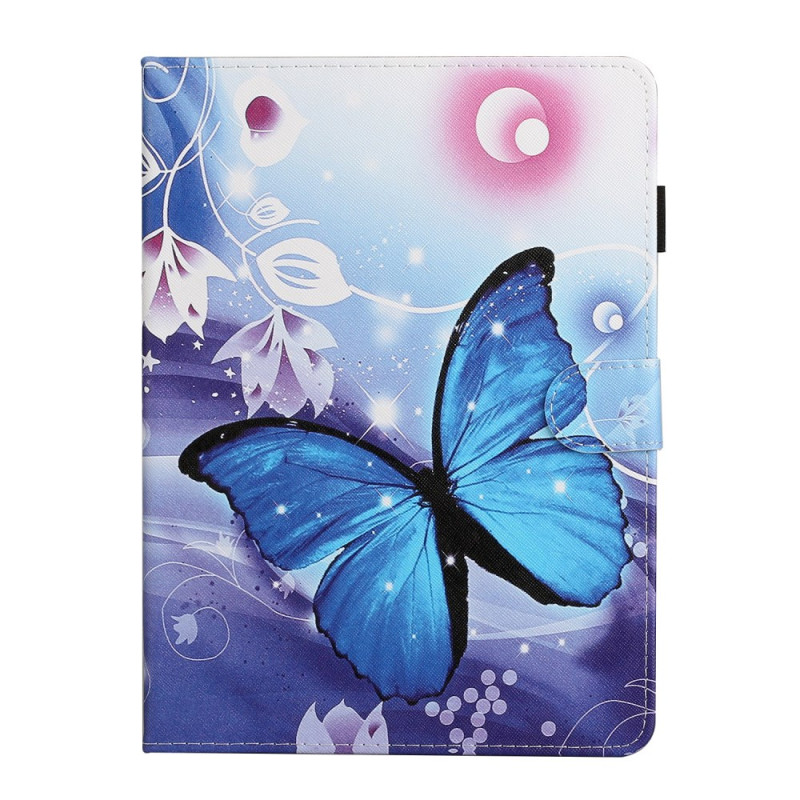 iPad Mini 5 (2019)/4/3/2/1 hoesje Magic Blue Butterfly