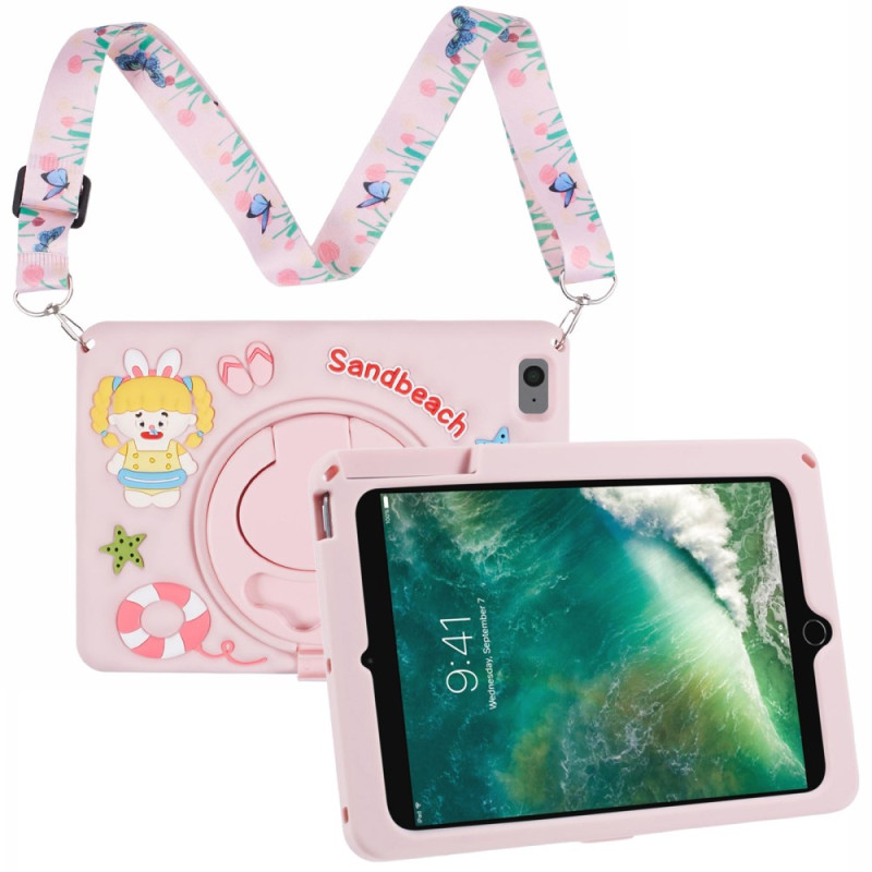 iPad Mini 5 (2019)/4/3/2/1 Kinderstrandhoes met Schouderriem