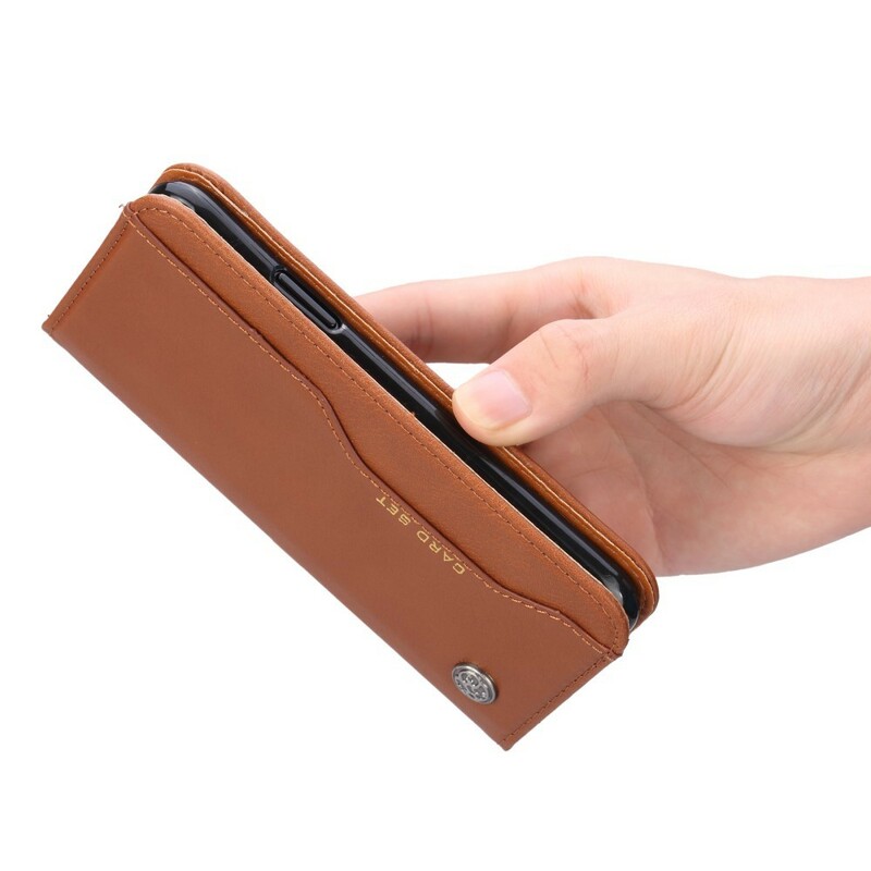 Flip cover iPhone XS Max Kunstlederen Kaarthoes Flip cover iPhone XS Max Kunstlederen Kaarthoes