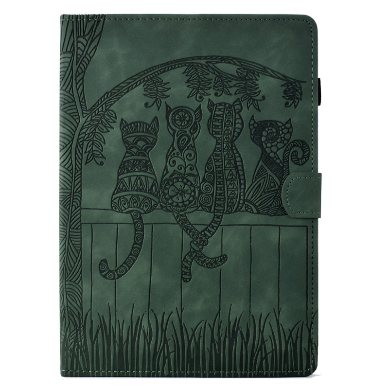 Samsung Galaxy Tab S9 Cat Scene hoesje