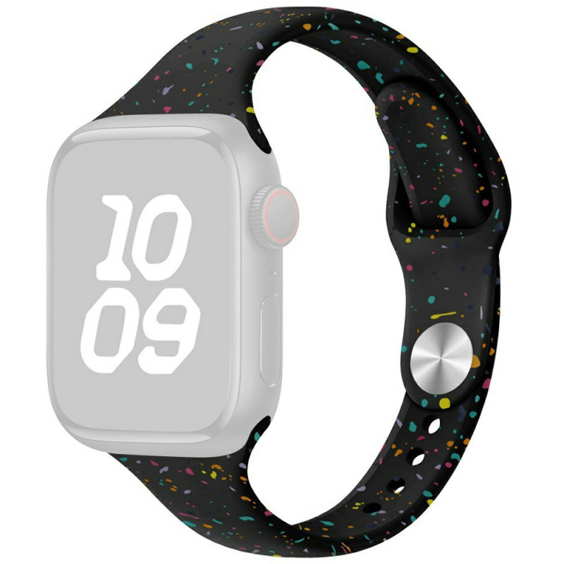 Apple Watch Band Series 46mm tot 42mm / SE / Ultra 49mm Gekleurde Glitter