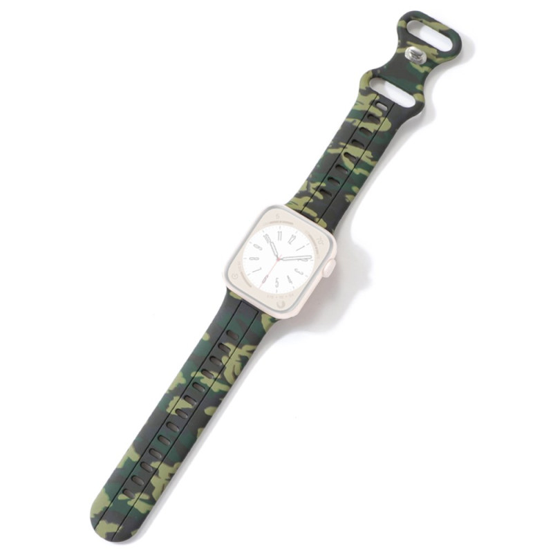 Apple Watch Band Series 46mm tot 42mm / SE / Ultra 49mm Camouflage Fantasie