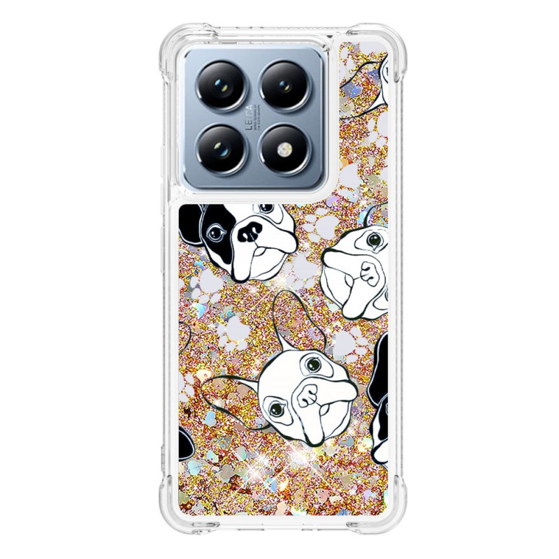 Xiaomi 14T / 14T Pro Glitter Hond Etui