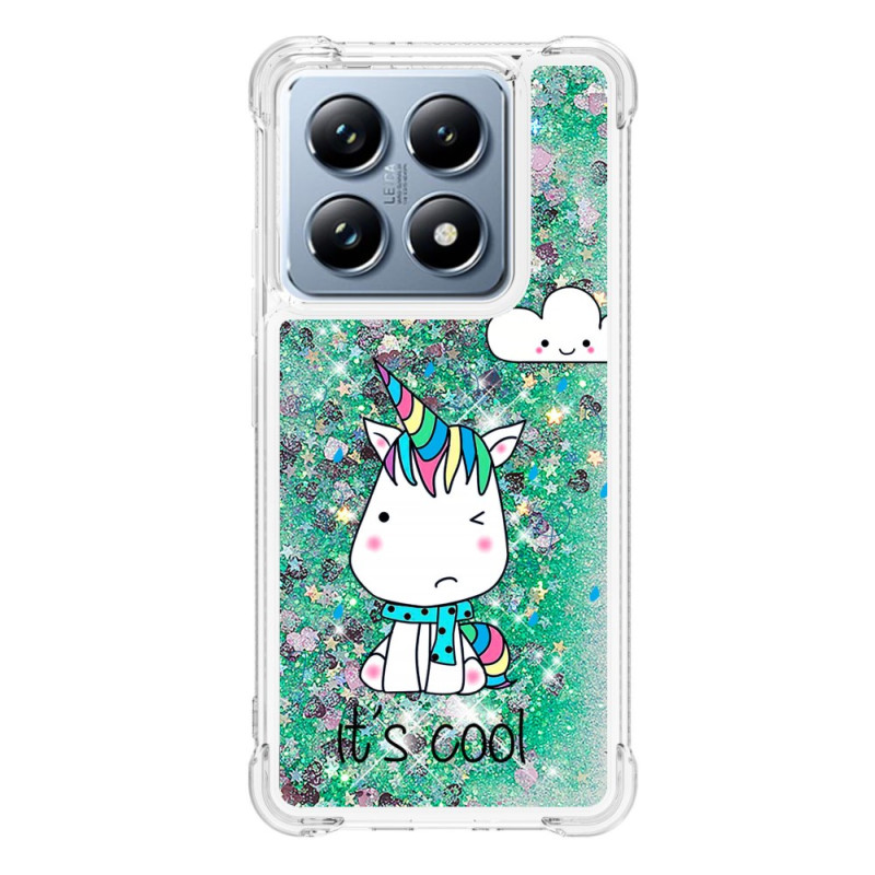 Xiaomi 14T / 14T Pro Glitter Unicorn hoesje