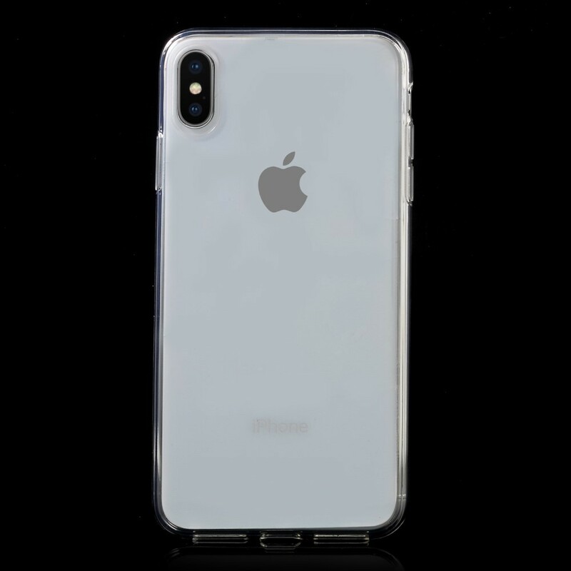 iPhone XS Max Transparant Silicone Hoesje Gekleurd