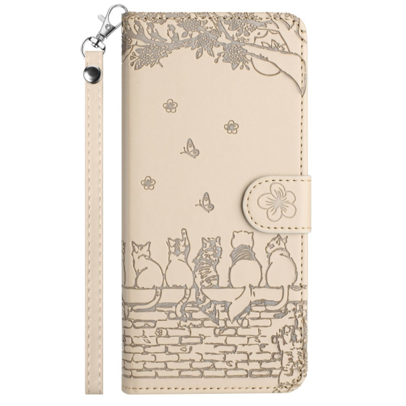 Xiaomi 14T Pro Cat Scene hoesje met riem