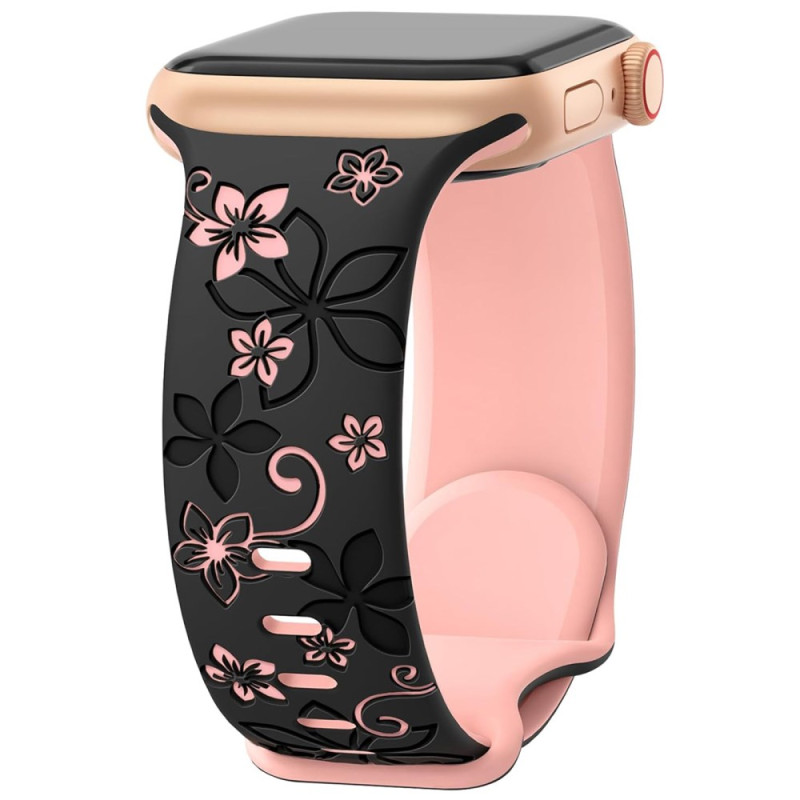 Apple Watch Band Series 46mm naar 42mm / SE / Ultra 49mm Floral