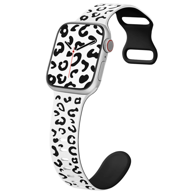 Apple Watch Band Series 46mm tot 42mm / SE / Ultra 49mm Leopard