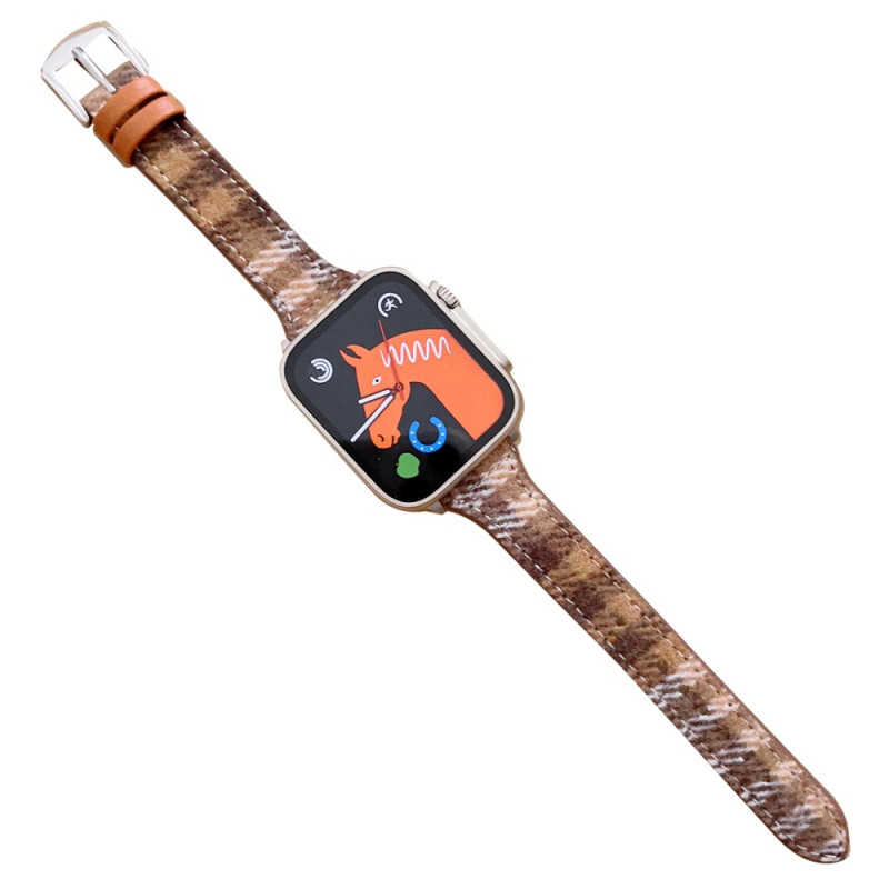 Apple Watch Band Series 46mm tot 42mm / SE / Ultra 49mm Wool Tartan