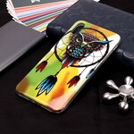 iPhone XR Catchy Uil Hoesje Fluorescerende