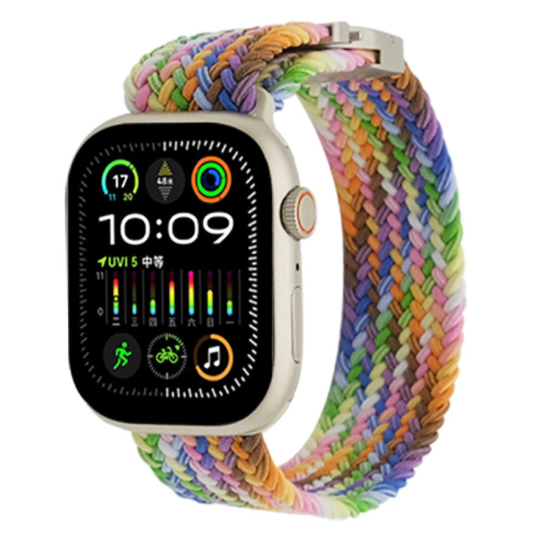 Geweven elastische polsband voor Apple Watch