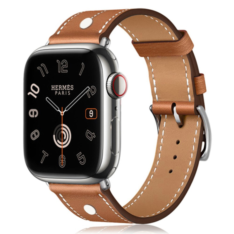 Apple Watch Band Series 42mm tot 38mm / Series SE Leer KALEBOL