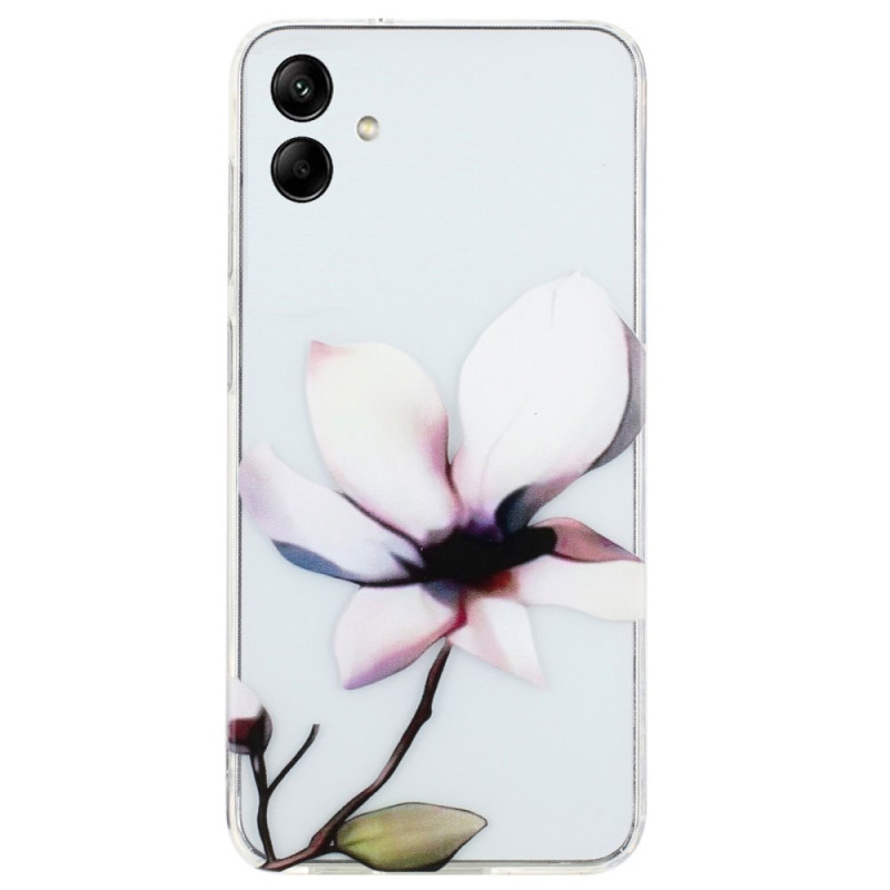 Samsung Galaxy A06 Wit Bloemen Hoesje