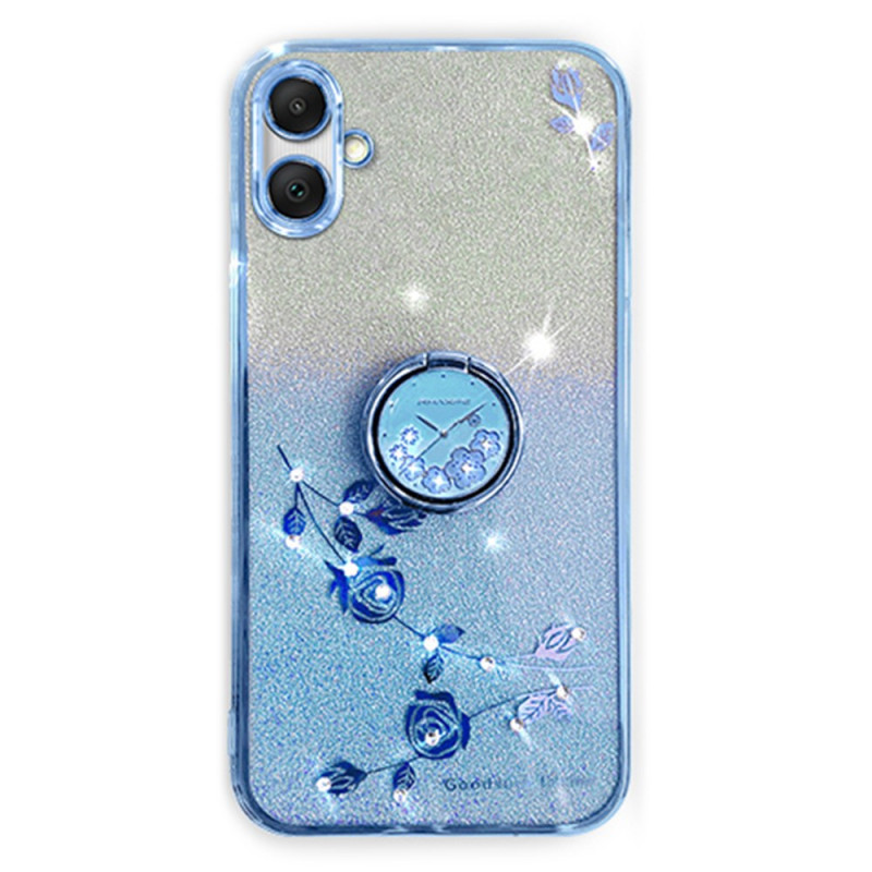 Samsung Galaxy A06 Glitter Hoesje KADEM Ring Statief