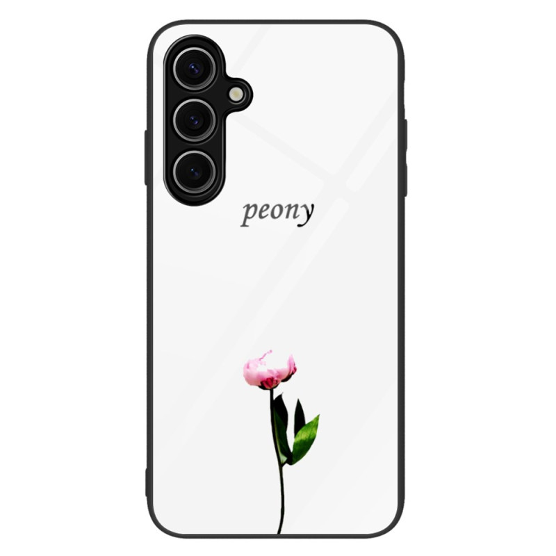 Samsung Galaxy A36 5G Cover Pioenroos Gehard Glas