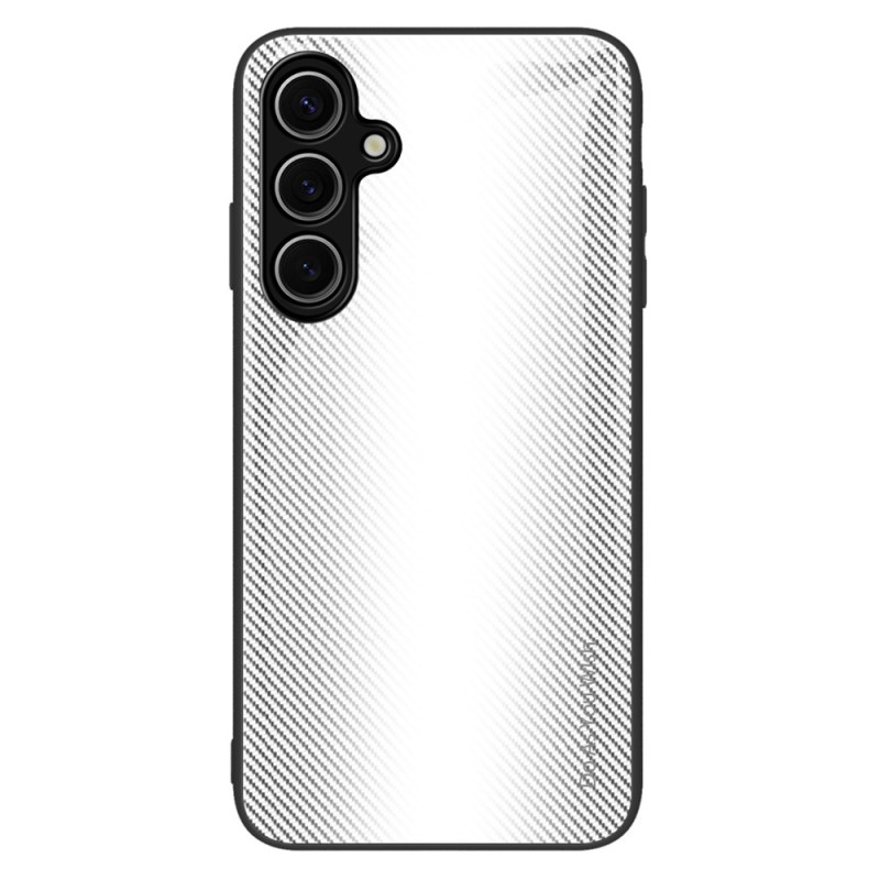 Samsung Galaxy A36 5G Gehard Glas Koolstofvezel Hoesje