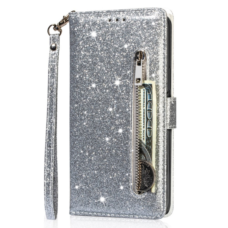 Samsung Galaxy S25 5G Glitter Portemonnee Hoesje