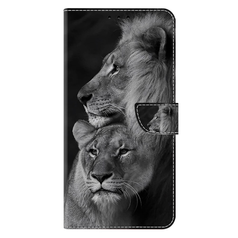 Samsung Galaxy S25 5G hoesje Paar leeuwen