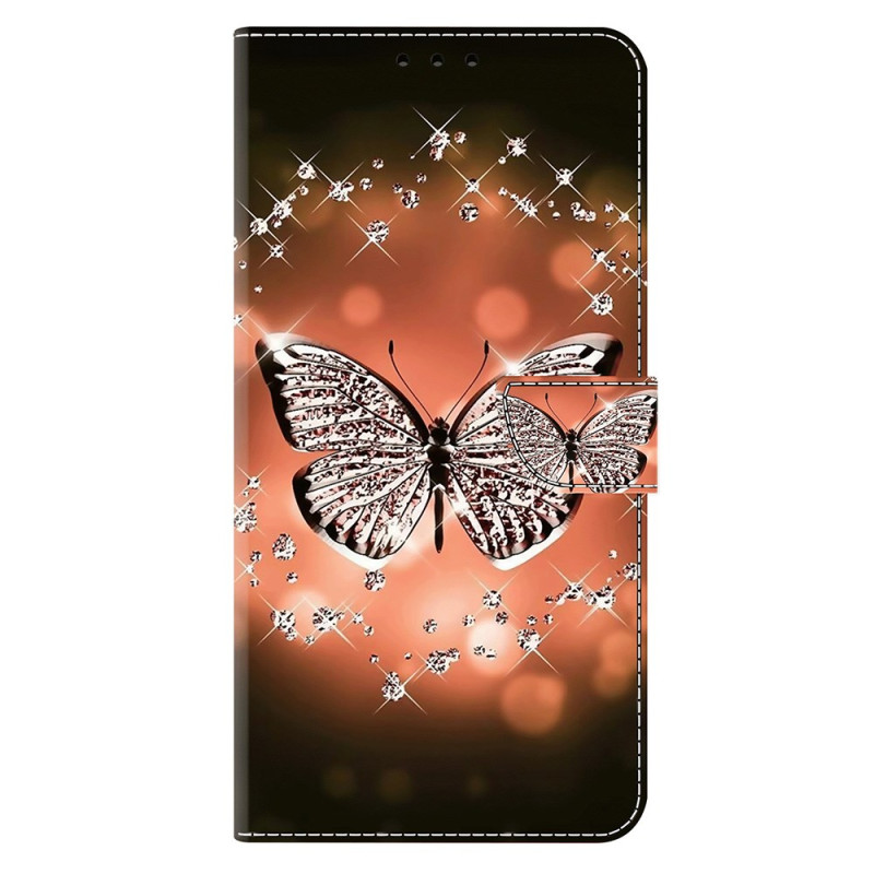 Samsung Galaxy S25 5G kristal vlinder behuizing