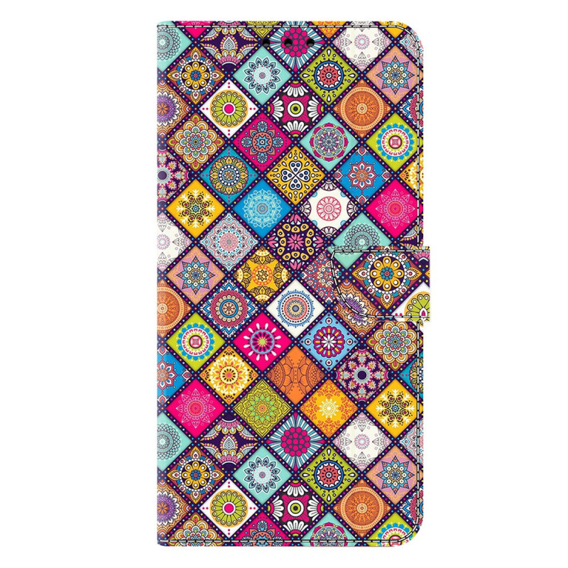 Samsung Galaxy S25 Plus 5G Hoesje Patchwork Gekleurd