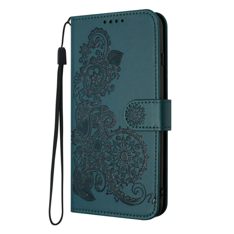 Samsung Galaxy S25 Plus 5G Floral Lace Strap Hoesje