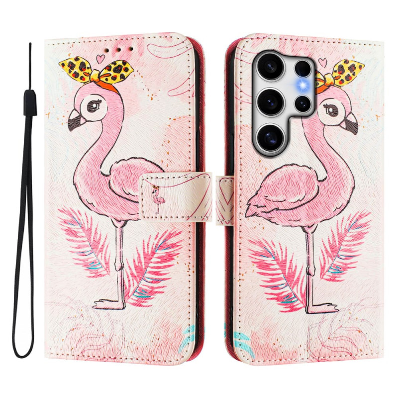 Samsung Galaxy S25 Ultra 5G Hoesje Roze Flamingo