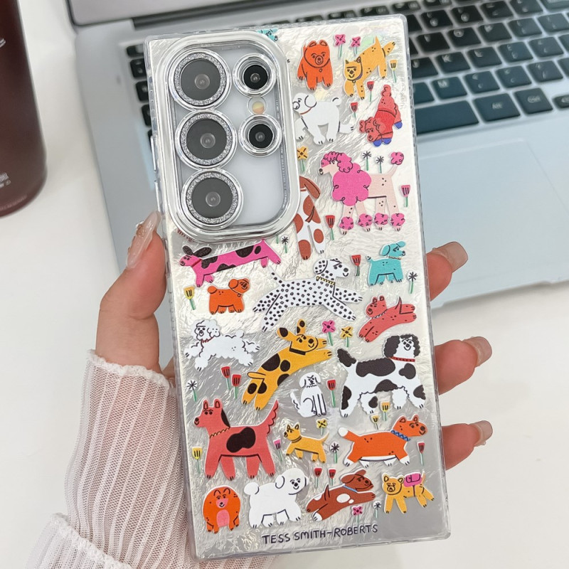 Samsung Galaxy S25 Ultra 5G Fun Animal hoesje met beschermende lensfolie