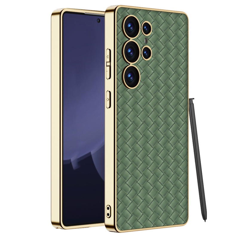 Samsung Galaxy S25 Ultra Textuur Geweven Hoesje