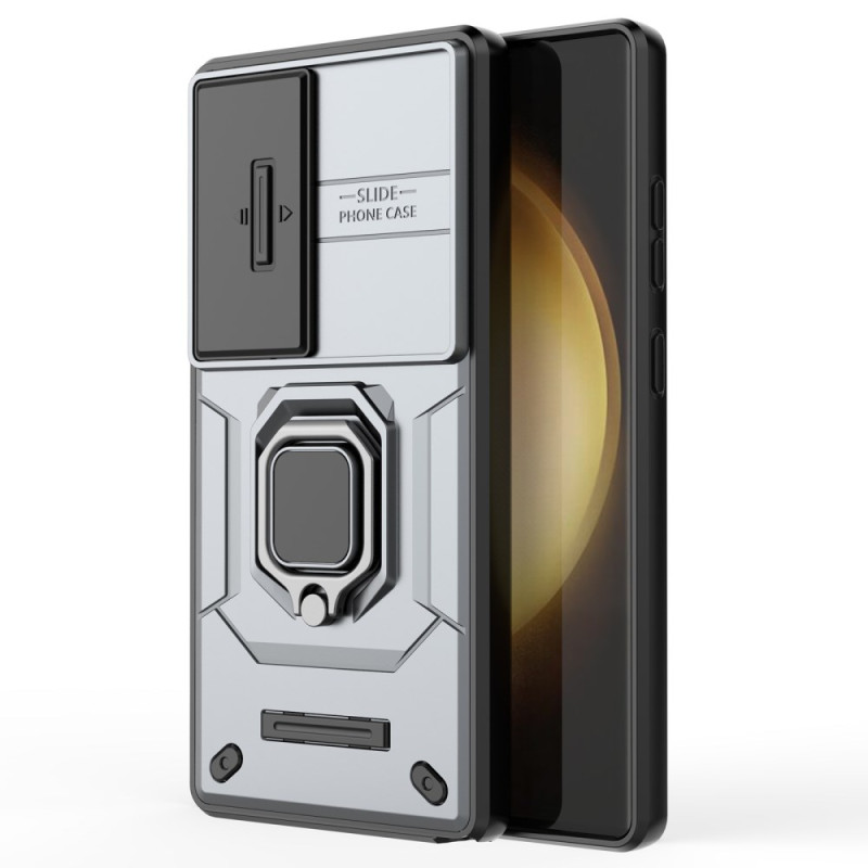 Samsung Galaxy S25 Ultra 5G Ring Resistant Hoesje met Lensbeschermer