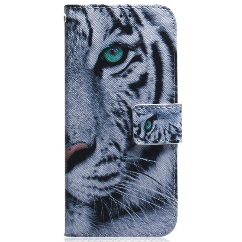 Samsung Galaxy hoesje A56 5G / A36 5G Tiger Wit