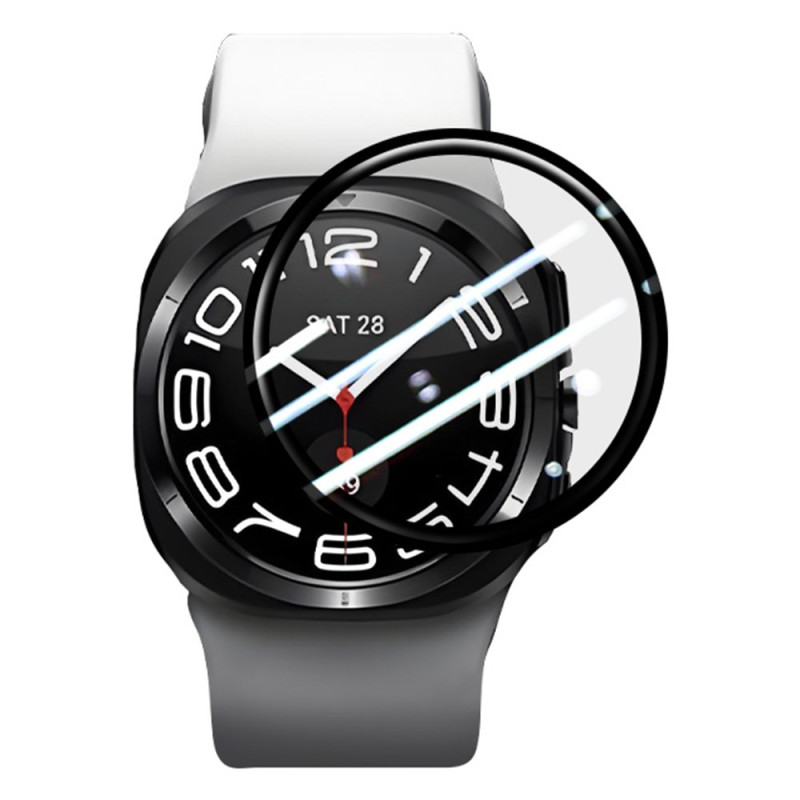 Schermbeschermer voor Samsung Galaxy Watch7 40mm / Watch6 40mm Contour Zwart