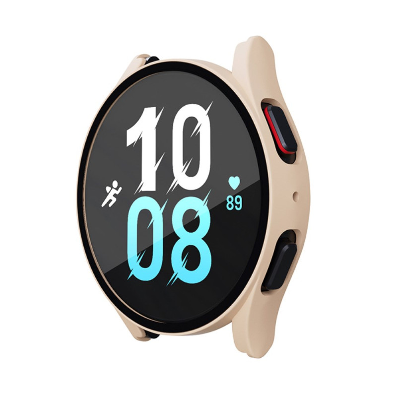 Samsung Galaxy Watch6 40mm /5 40mm /4 40mm / FE kunststof behuizing met gehard glas screenprotector