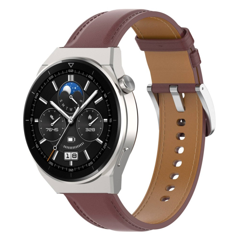 Samsung Galaxy Watch6/5/4 / Klassiek Echt Leren Bandje Stijlvol