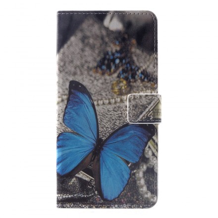 Hoesje Huawei Mate 20 Pro Vlinder Blauw