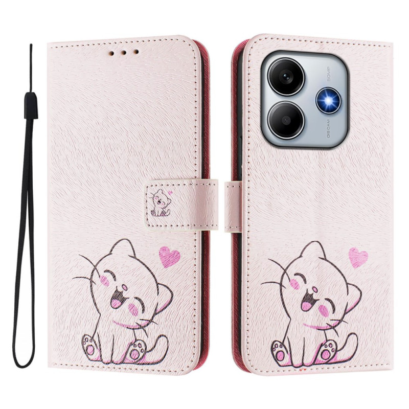 Housse Xiaomi Redmi Note 14 5G Motif chat mignon