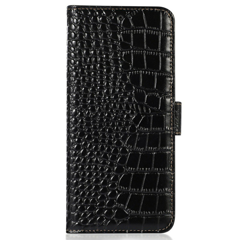 Housse Xiaomi Redmi Note 14 5G Cuir Effet Crocodile