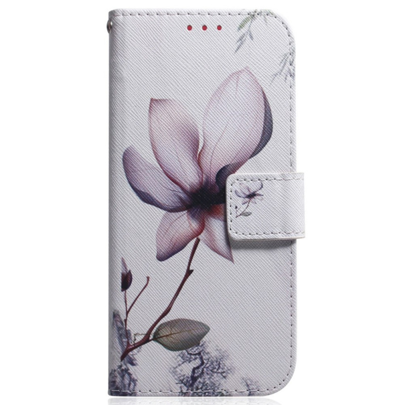 Xiaomi Redmi Note 14 5G Roze Bloem Hoesje