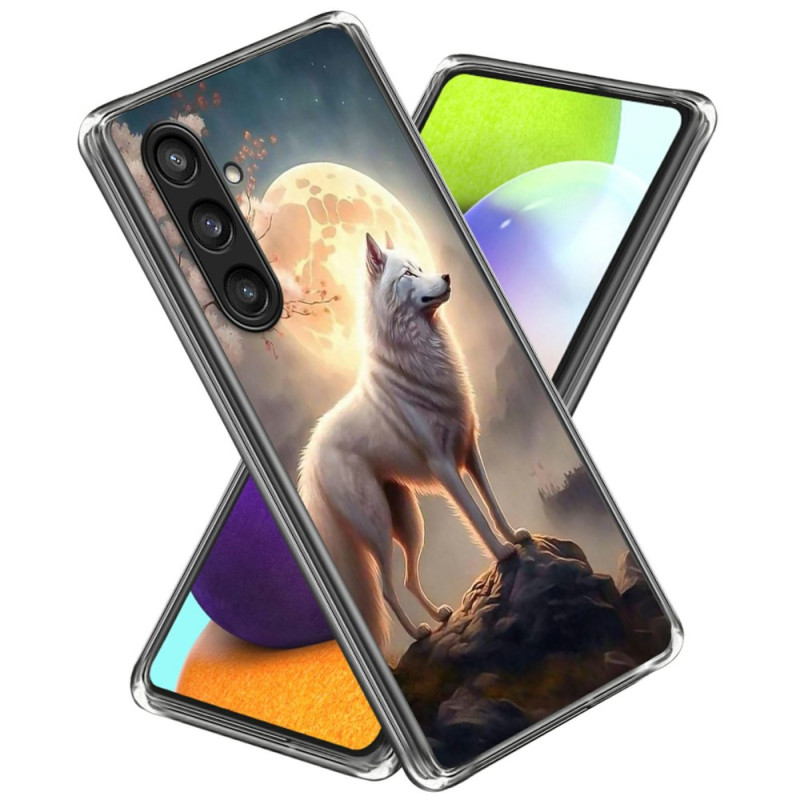 Samsung Galaxy A26 5G Maanlicht Wolf Etui