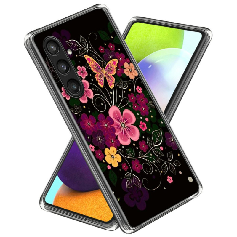 Hoesje Samsung Galaxy A26 5G Folie Bloemen