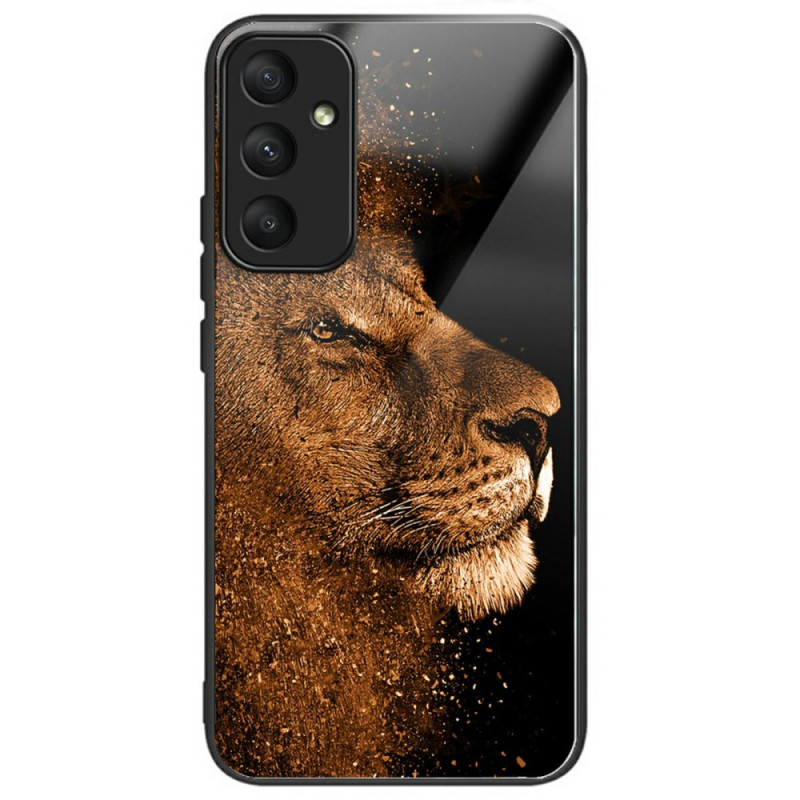 Samsung Galaxy A26 5G Gehard glazen behuizing Lion Design