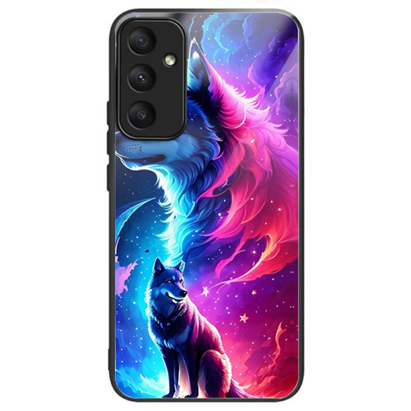 Samsung Galaxy A26 5G Gehard Glas Hoesje Gekleurd Wolf