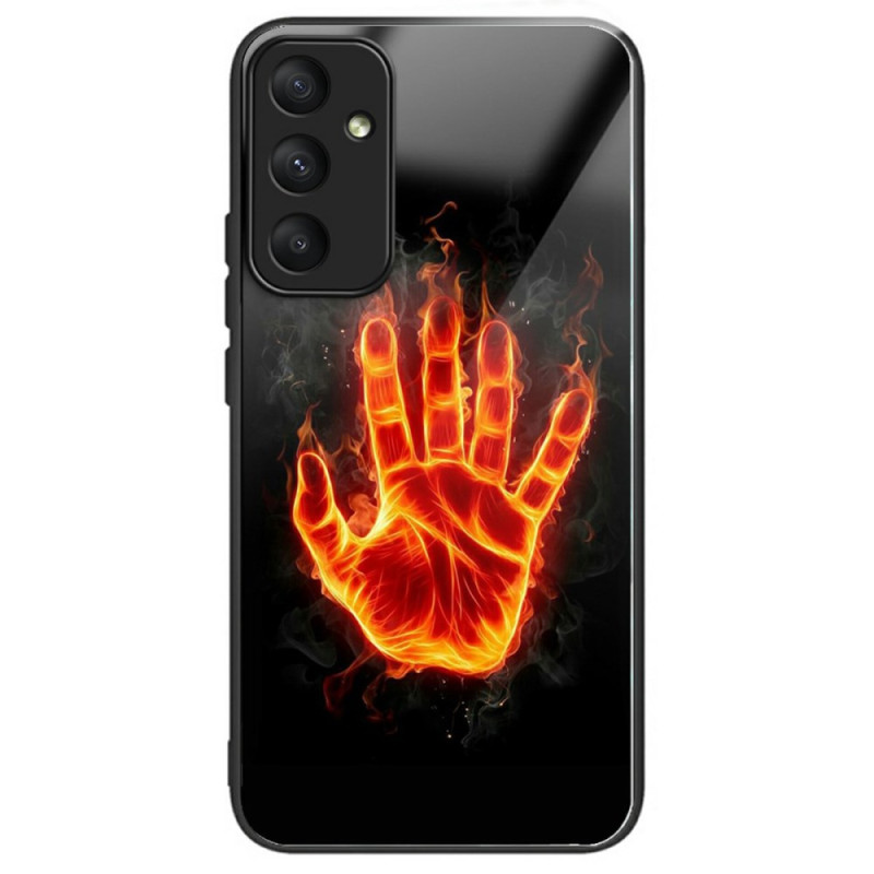 Samsung Galaxy A26 5G Gehard Glas Hand Fire Case